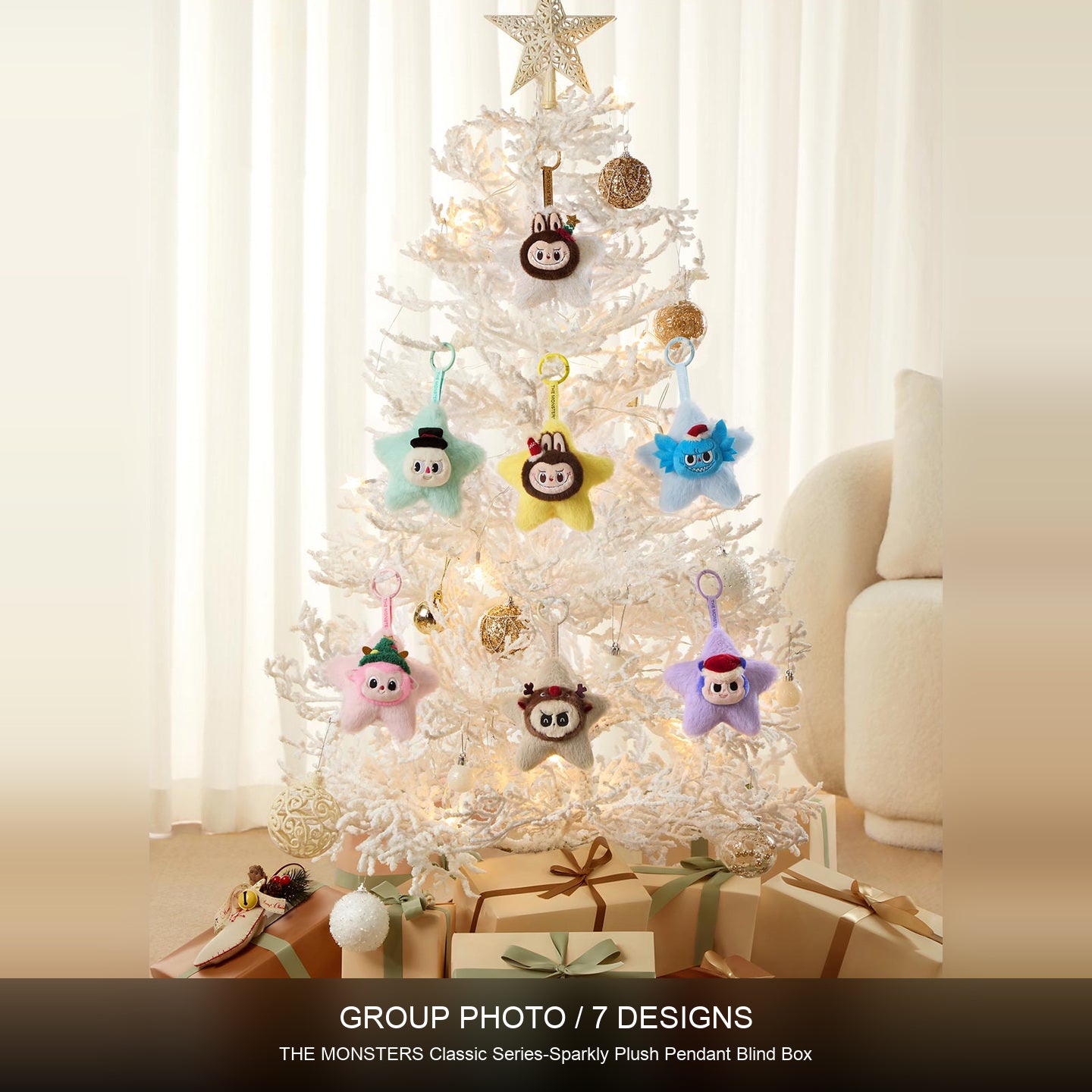 The Monsters-Classic Series-Sparkly Plush Pendant Blind Box