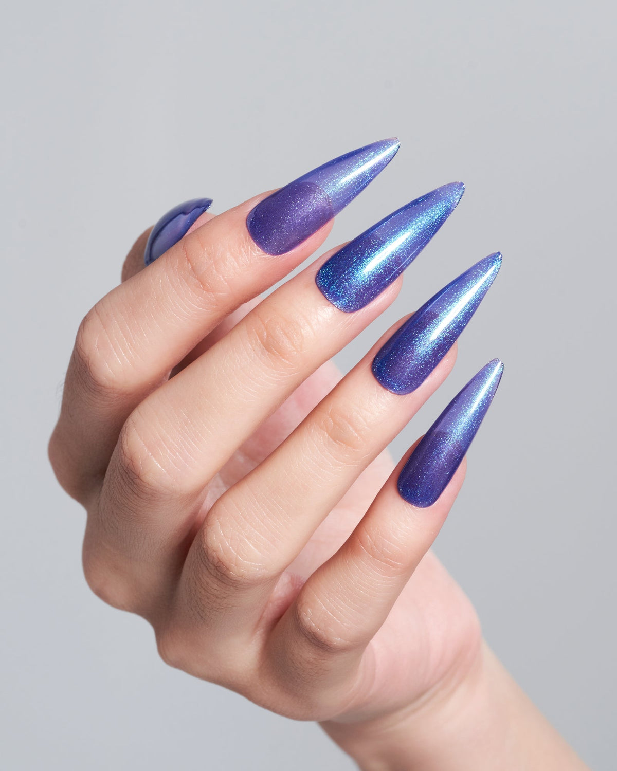 KOSBLING nail studio — Glacier Secret / Long Stiletto