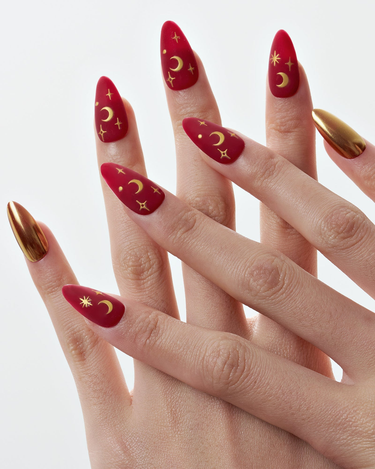 KOSBLING nail studio — Medieval Moon / Red