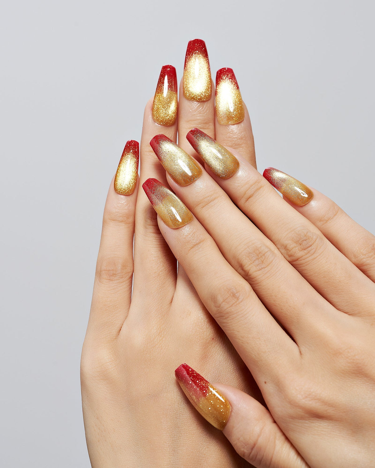 KOSBLING nail studio — Cat Eye / Gilt Sunset