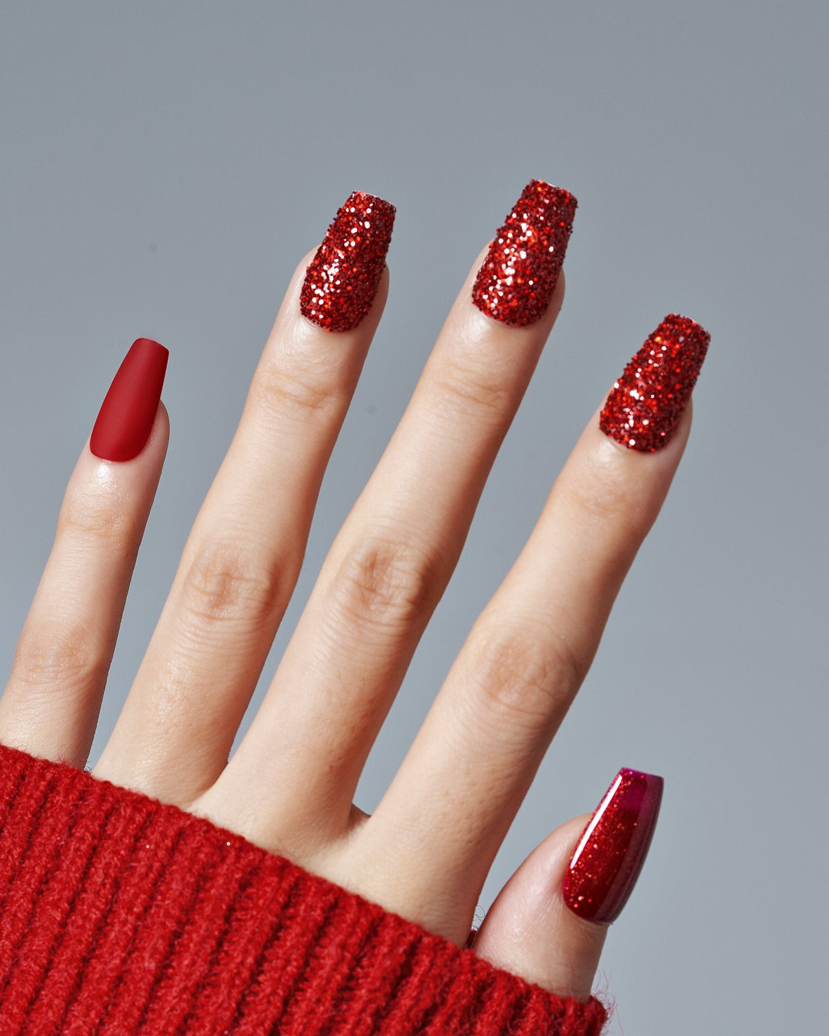 KOSBLING nail studio — Garnet Glimmer