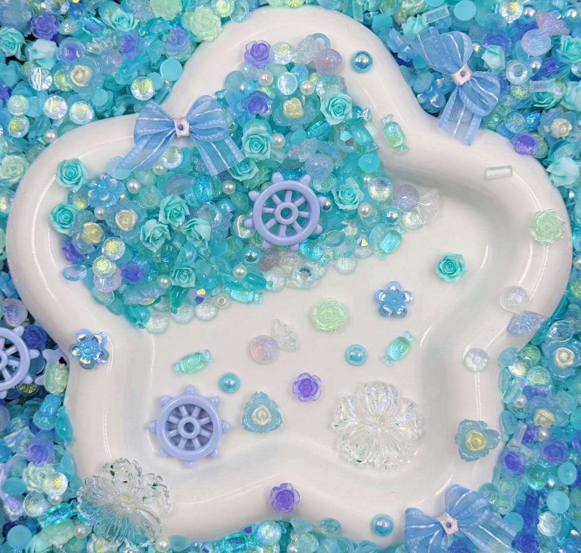 混ぜゲームー海底の花園(ネール用 夜光) - Kosbling - beads