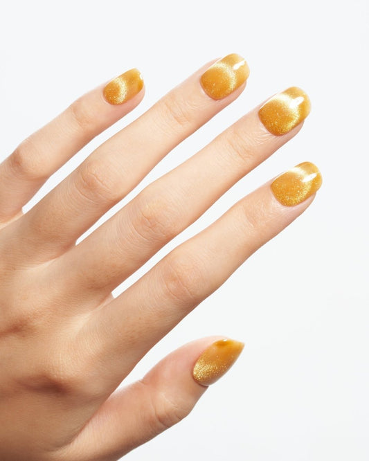 Cat Eye / Orange Juice — Handmade Nails - kosbling-kb-design-reference