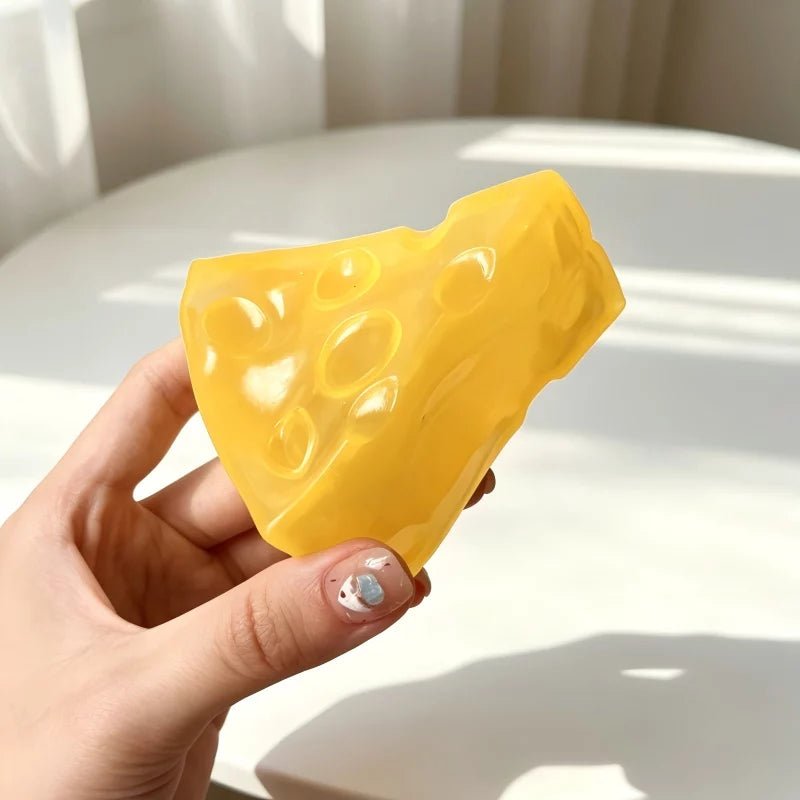 Cheese Wedge — Handmade Stress Ball