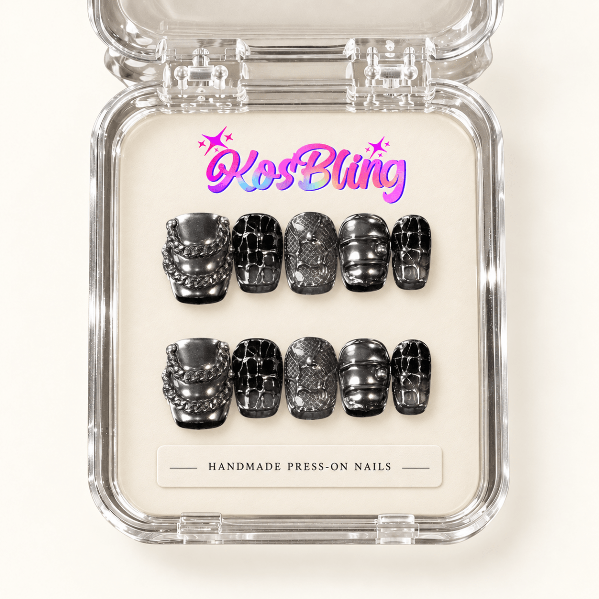 Collapse — Handmade 3D Press-On Nails - kosbling-kb-handmade-3d-nails