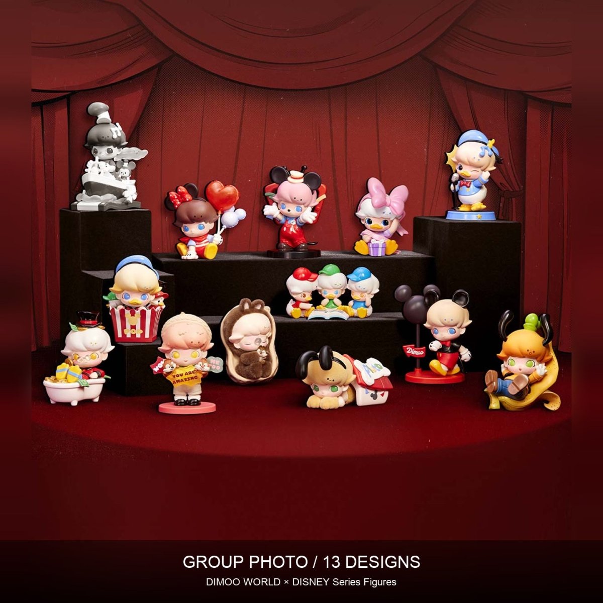 DIMOO-WORLD × DISNEY Series Figures - kosbling-ip-dimoo