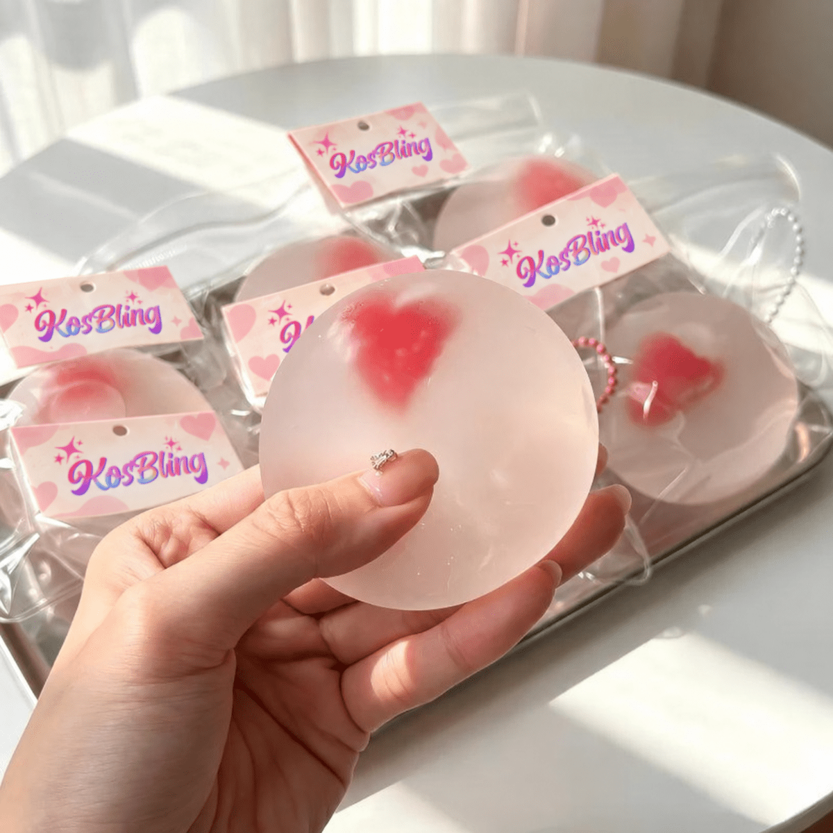 Frosted Mochi — Handmade Stress Ball