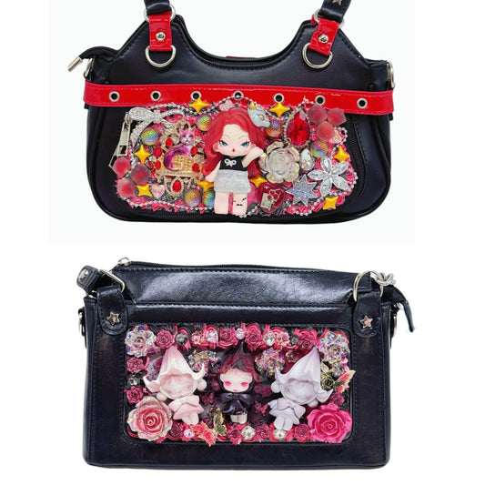 Handmade New Medium Doll Handbag - kosbling-ready-to-ship