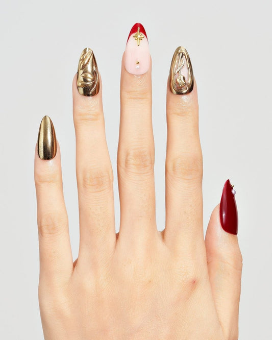 Metallic Muse — Handmade Nails - kosbling-kb-design-reference