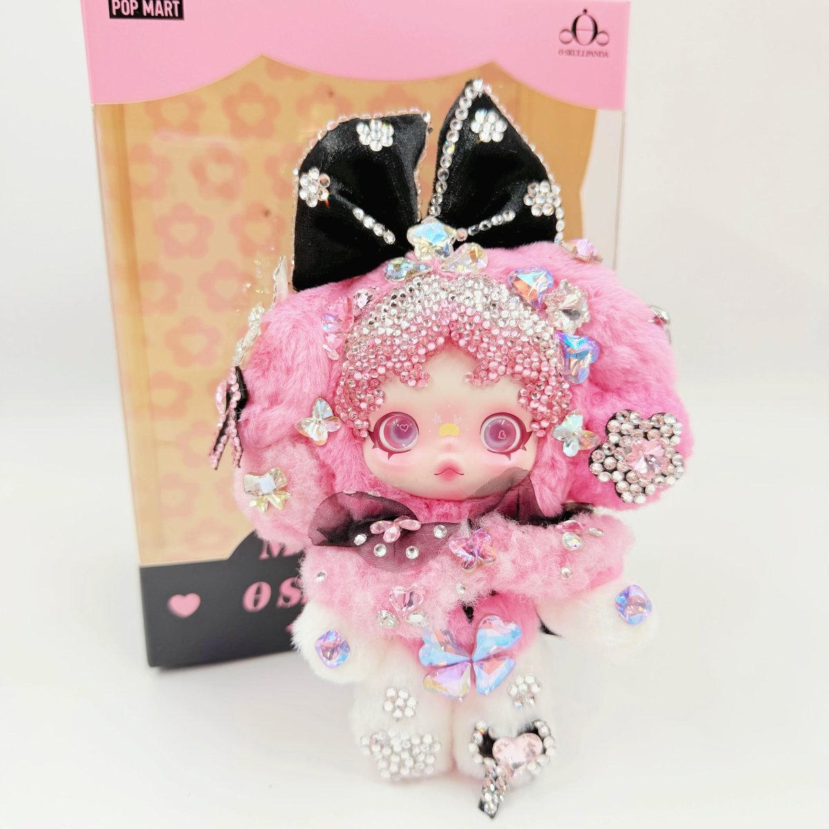 My Melody * Skull Panda Handmade Diamond Plush Doll - kosbling-ready-to-ship