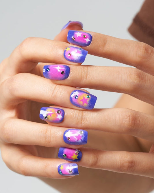 Purple Nova — Handmade Nails - kosbling-kb-design-reference