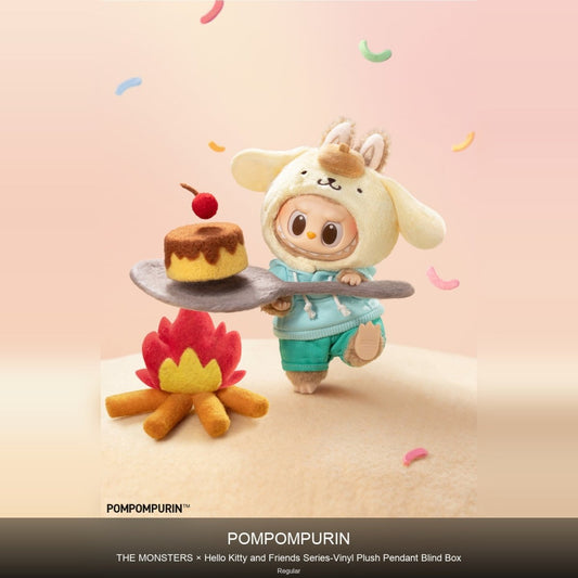 The Labubu Monsters-Hello Kitty and Friends Series-Vinyl Plush Pendant Blind Box - kosbling-ip-labubu