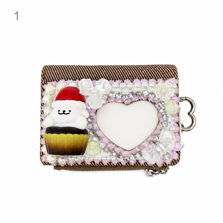 Decorated Heart-Shaped Coin Purse