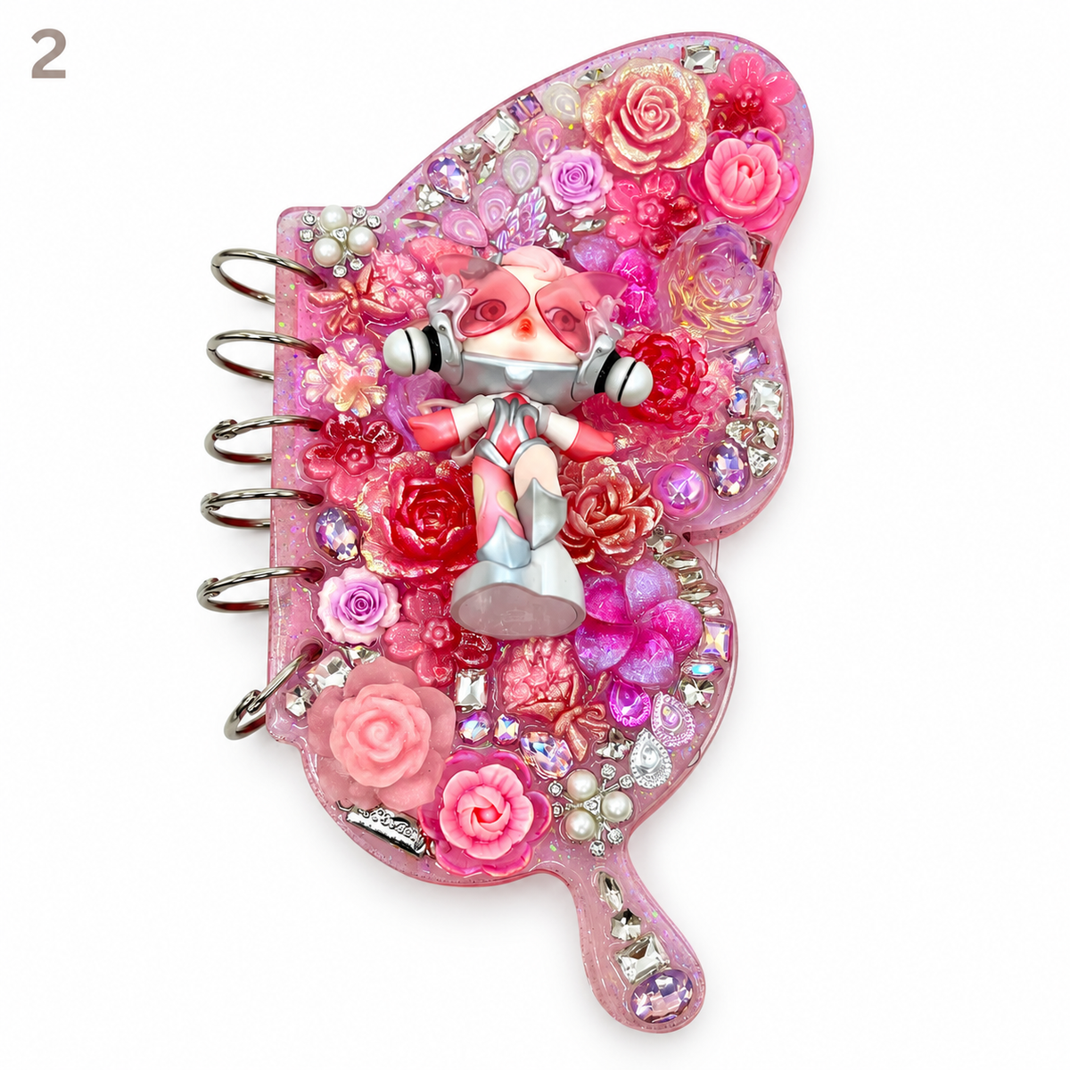 Kosbling In Stock- Butterfly Resin Notebook