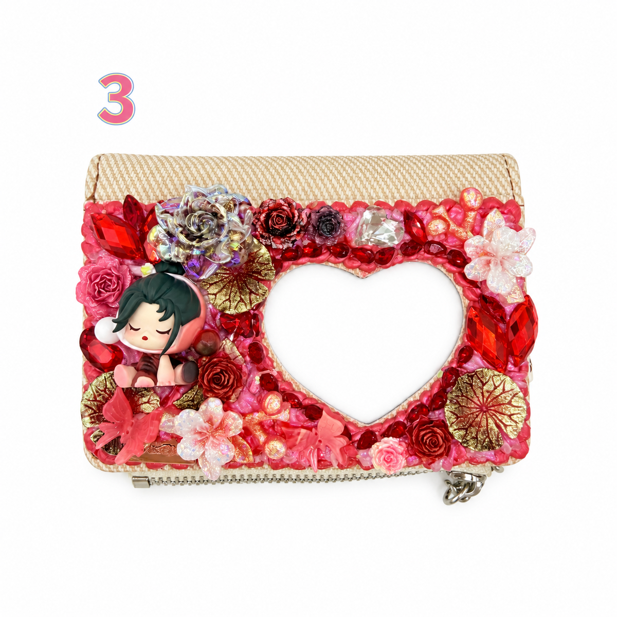 Kosbling In Stock- Heart shaped coin purse