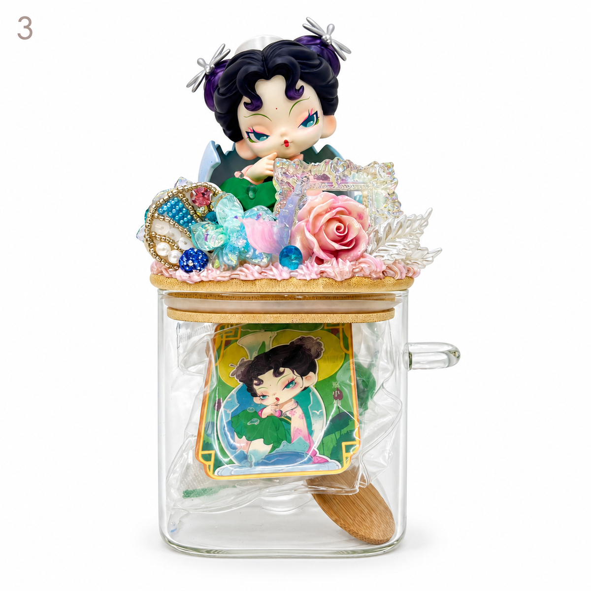Kosbling In Stock- Glass storage jar