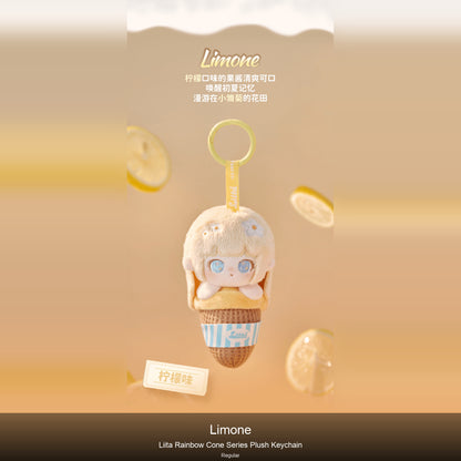 Lita- Rainbow Cone Series Plush Keychain