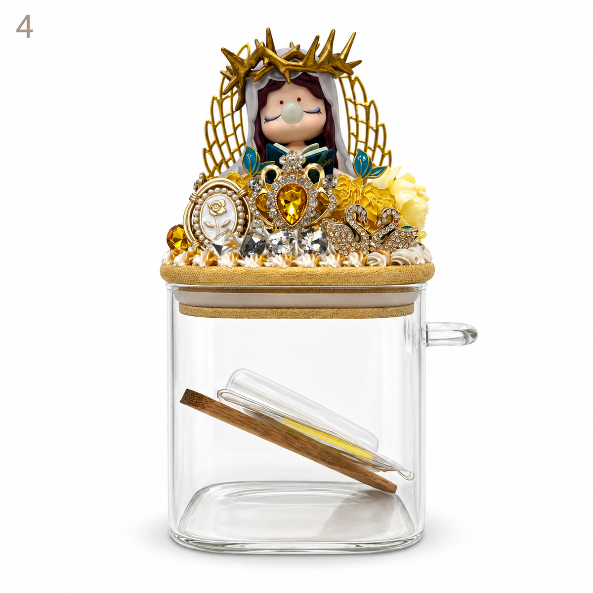 Kosbling In Stock- Glass storage jar
