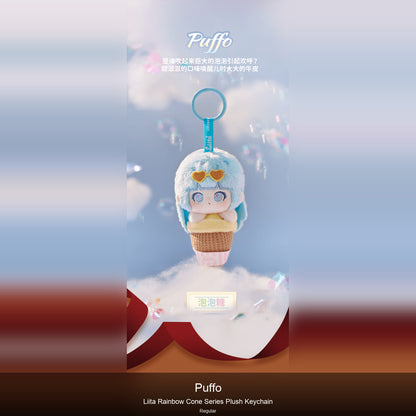 Lita- Rainbow Cone Series Plush Keychain