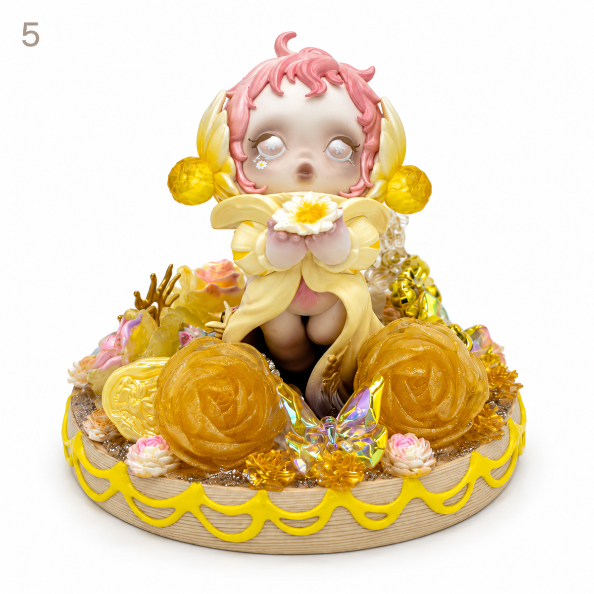 Kosbling In Stock- Ornament with a wooden base