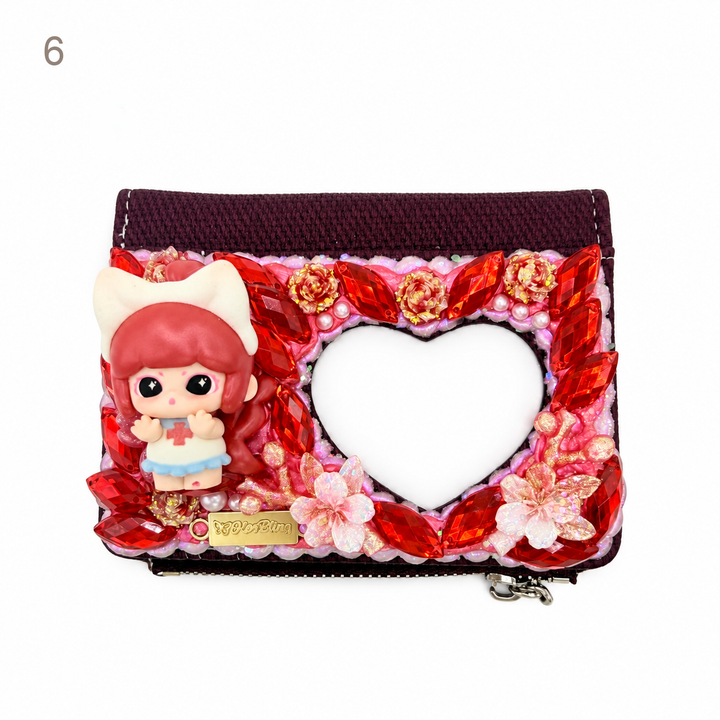 Decorated Heart-Shaped Coin Purse