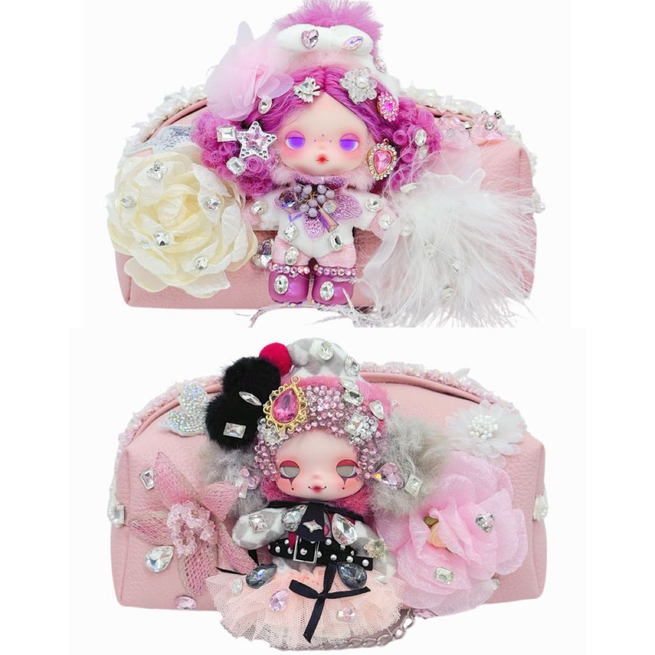 【20% OFF ONLY】- KB03 - Diamond Glitter Rhinestone Soft Vinyl Doll Diy - Kosbling Handmade Blind Bag 2