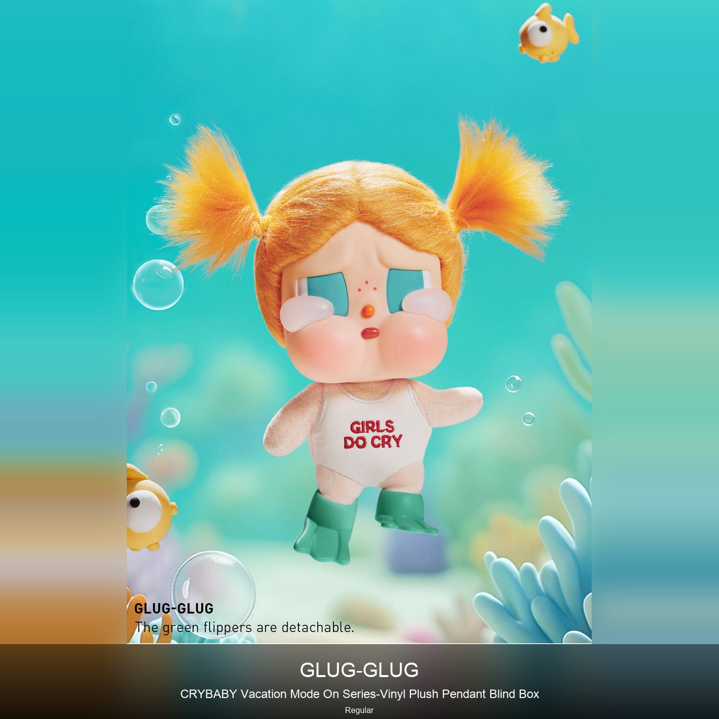 Crybaby-Vacation Mode On Series-Vinyl Plush Pendant Blind Box