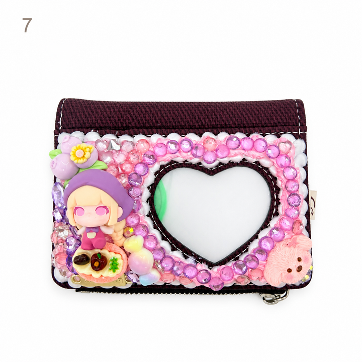 Decorated Heart-Shaped Coin Purse