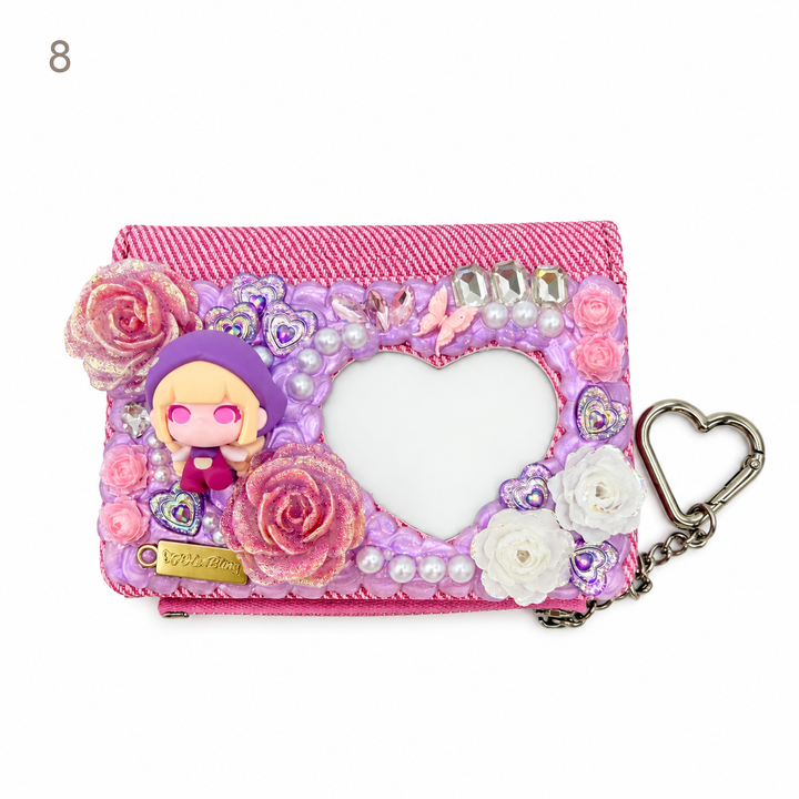 Decorated Heart-Shaped Coin Purse