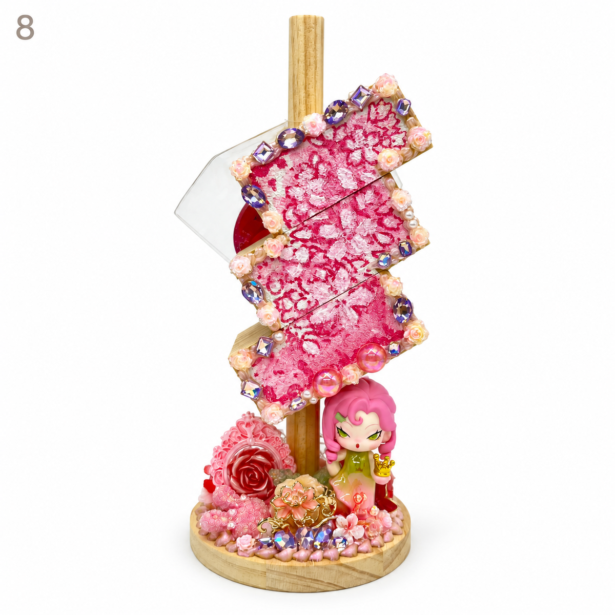 Kosbling In Stock- Three-Tier Hand-Painted Pen Holder