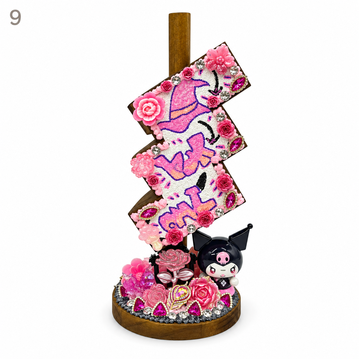 Kosbling In Stock- Three-Tier Hand-Painted Pen Holder