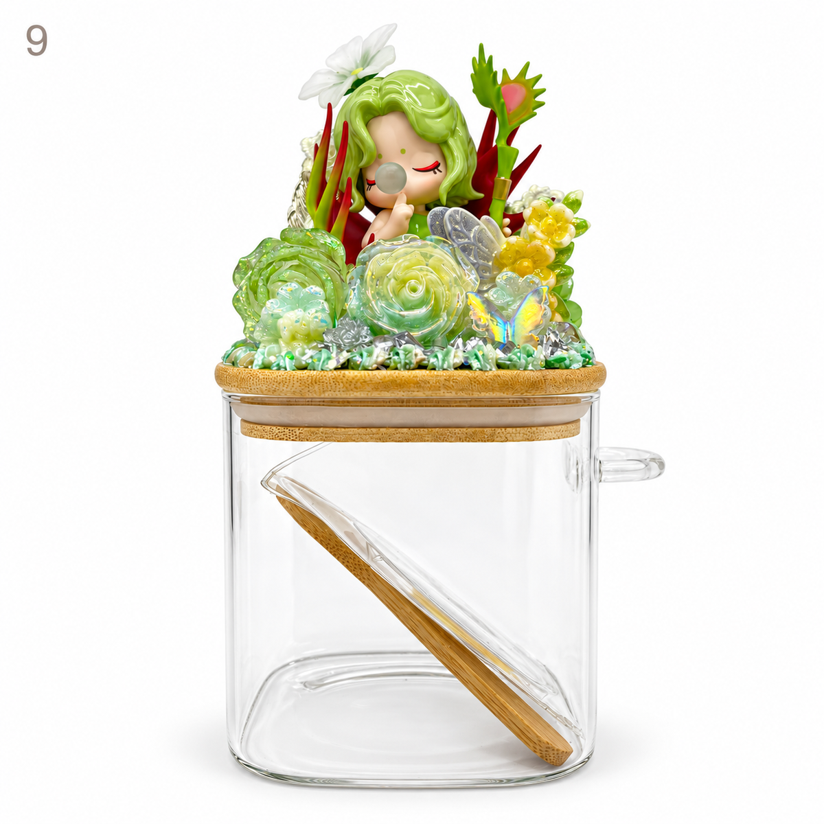 Kosbling In Stock- Glass storage jar