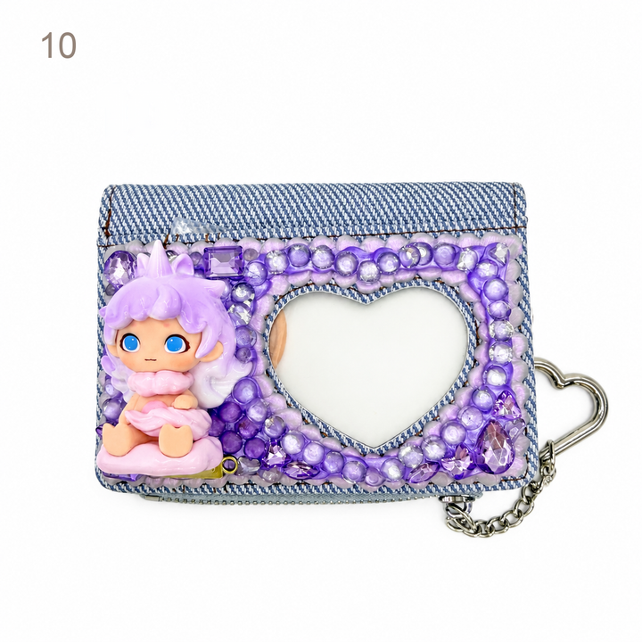 Decorated Heart-Shaped Coin Purse