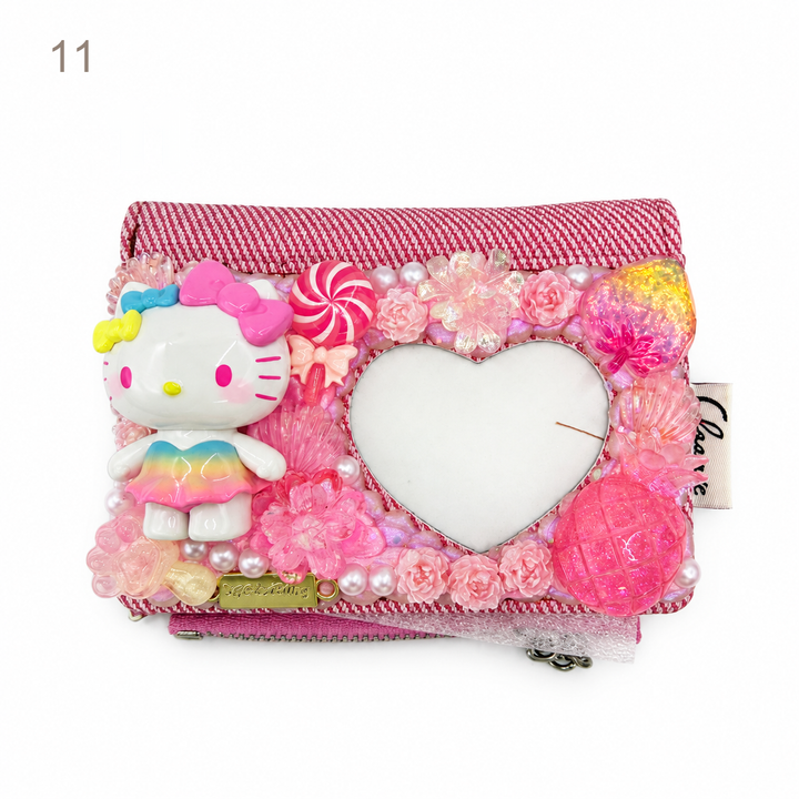 Decorated Heart-Shaped Coin Purse