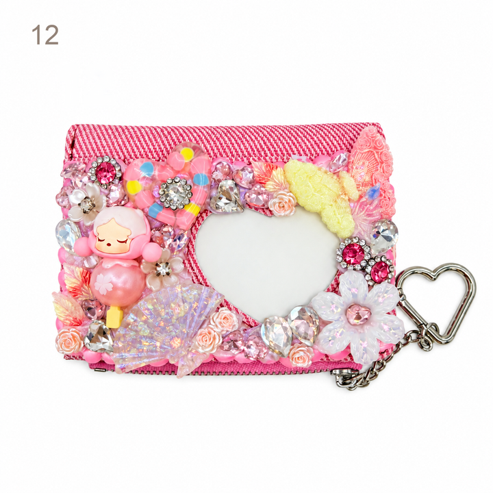 Decorated Heart-Shaped Coin Purse