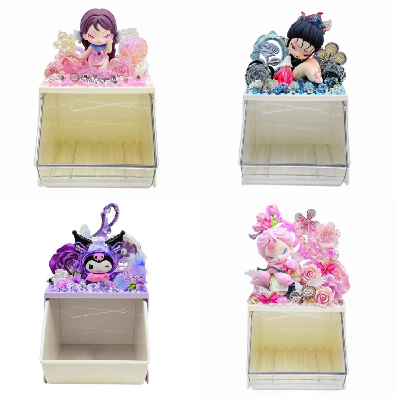 Handmade Cream Glue Tea & Capsule Organizer 3