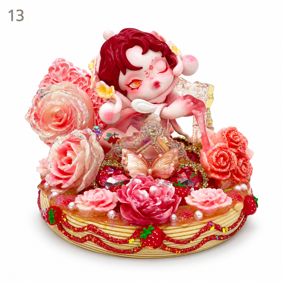 Kosbling In Stock- Ornament with a wooden base