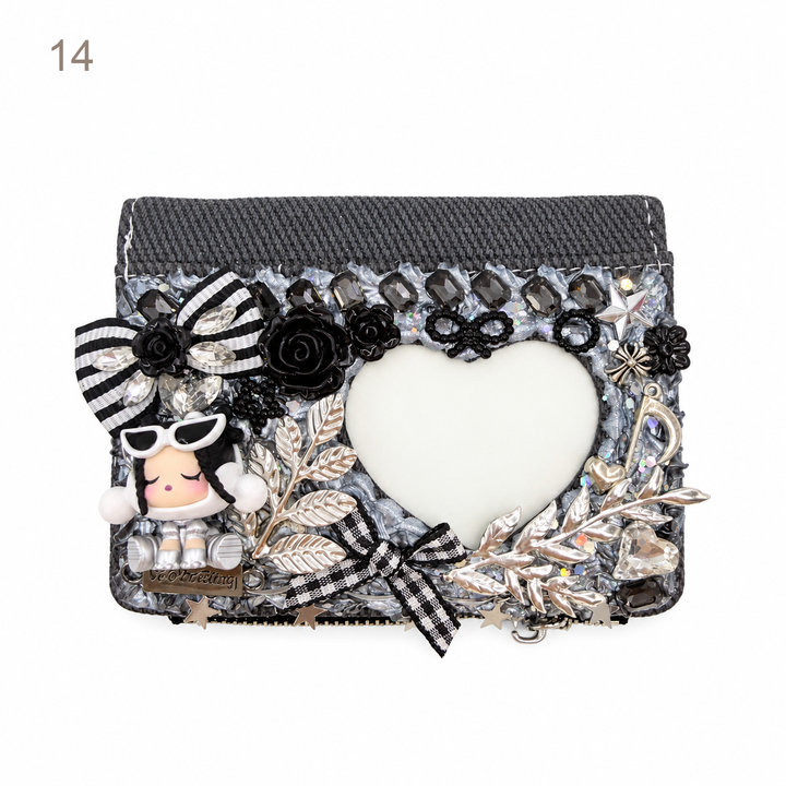 Decorated Heart-Shaped Coin Purse