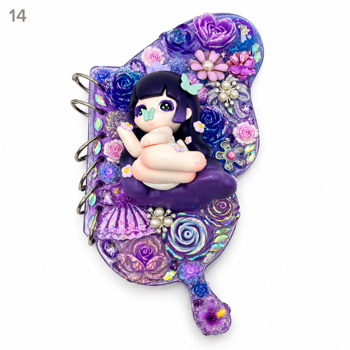 Kosbling In Stock- Butterfly Resin Notebook