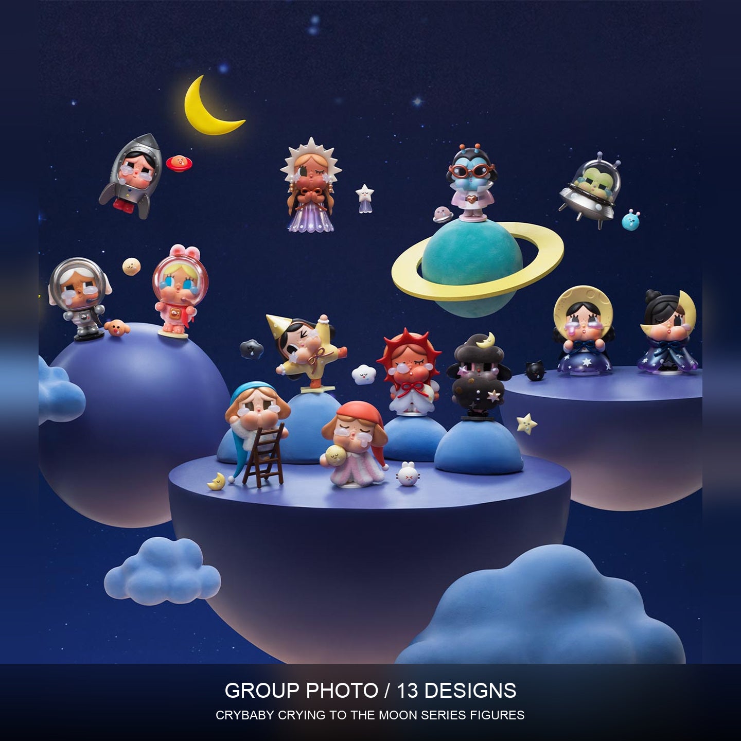 Crybaby-CRYING TO THE MOON SERIES FIGURES