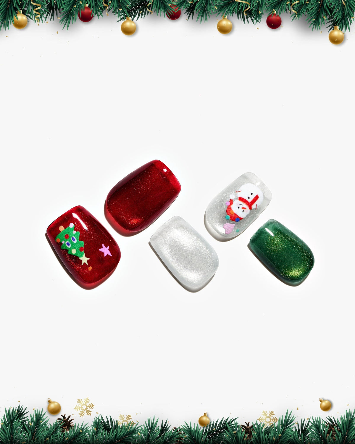 KOSBLING nail studio — Cat Eye / Festive Fizz