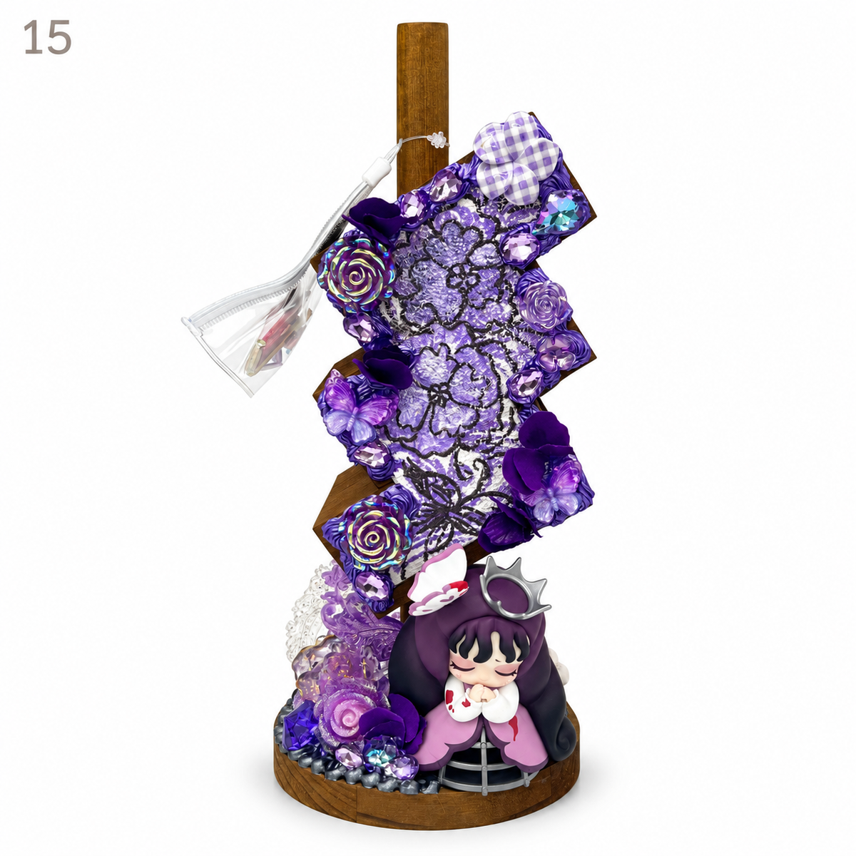 Kosbling In Stock- Three-Tier Hand-Painted Pen Holder