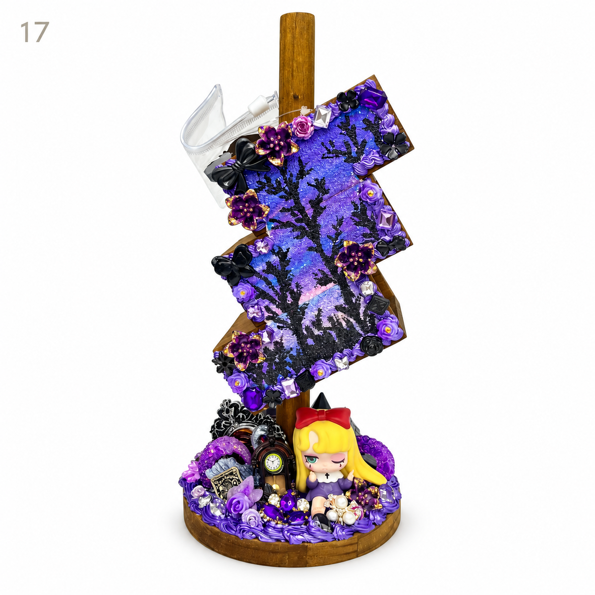 Kosbling In Stock- Three-Tier Hand-Painted Pen Holder