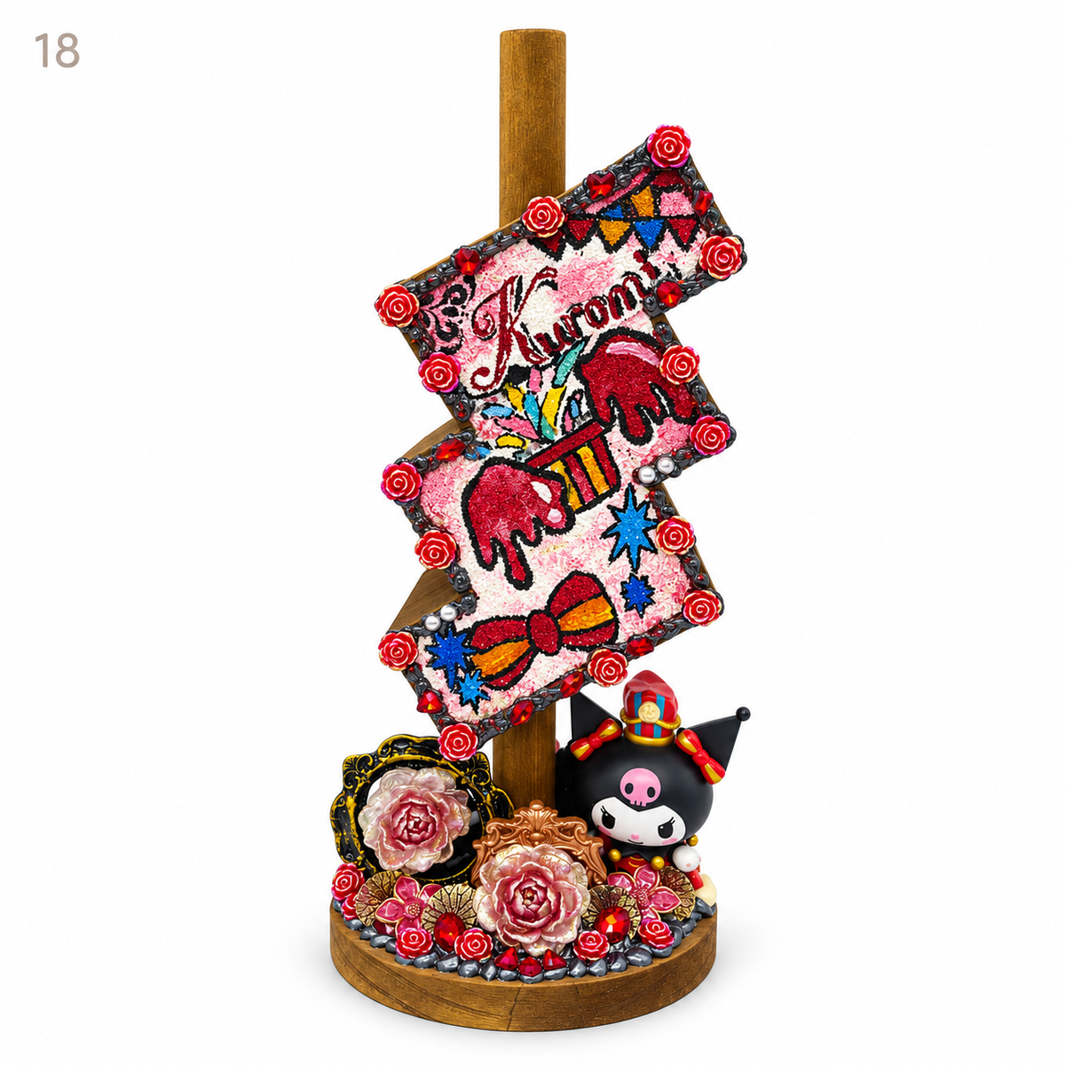 Kosbling In Stock- Three-Tier Hand-Painted Pen Holder