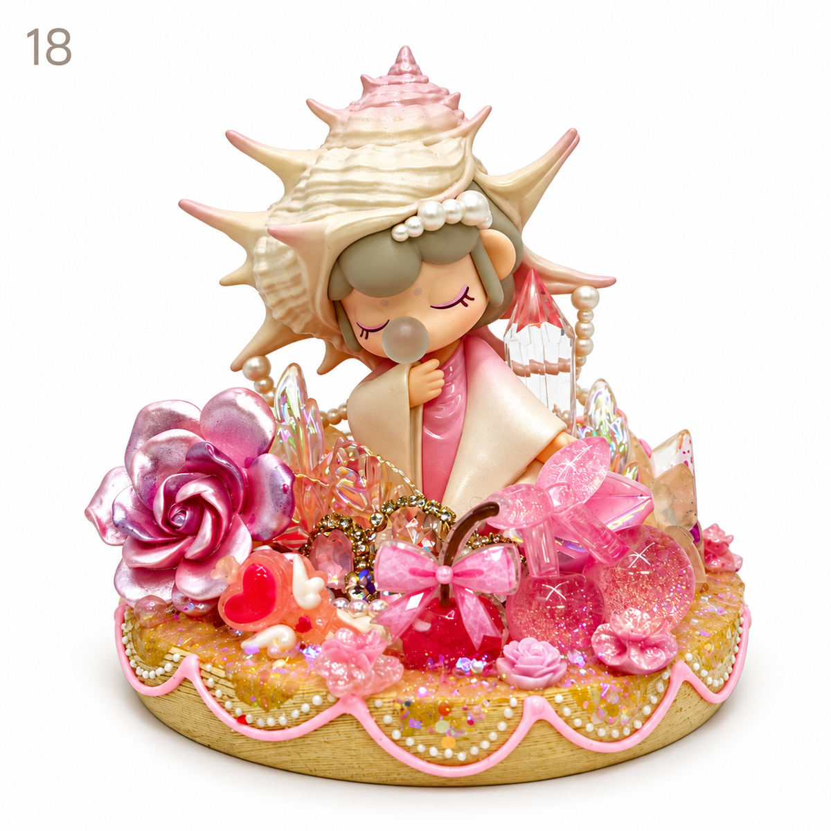 Kosbling In Stock- Ornament with a wooden base