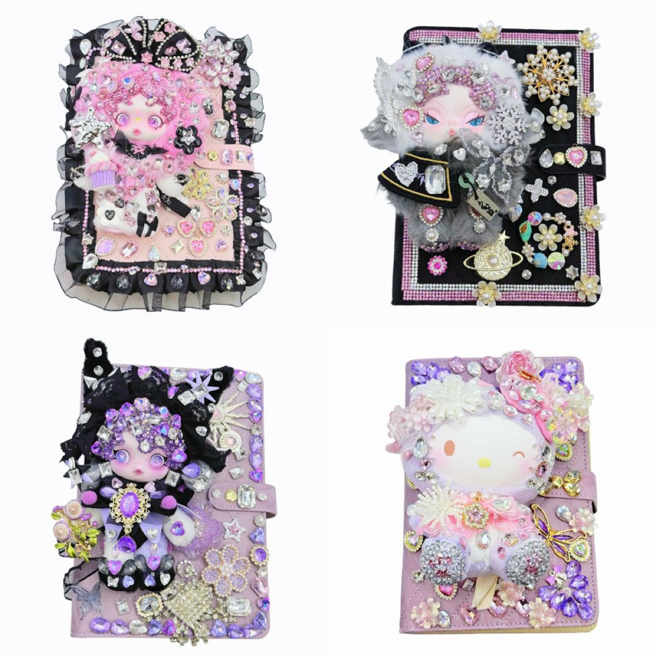 - KB03 - Diamond Glitter Rhinestone Soft Vinyl Doll Diy - Kosbling Handmade Blind Bag 2