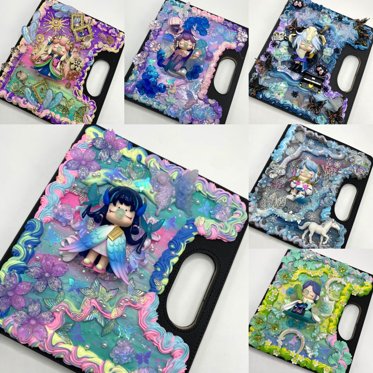 Handmade Doll Notebook with Cream Glue- Blind Bag