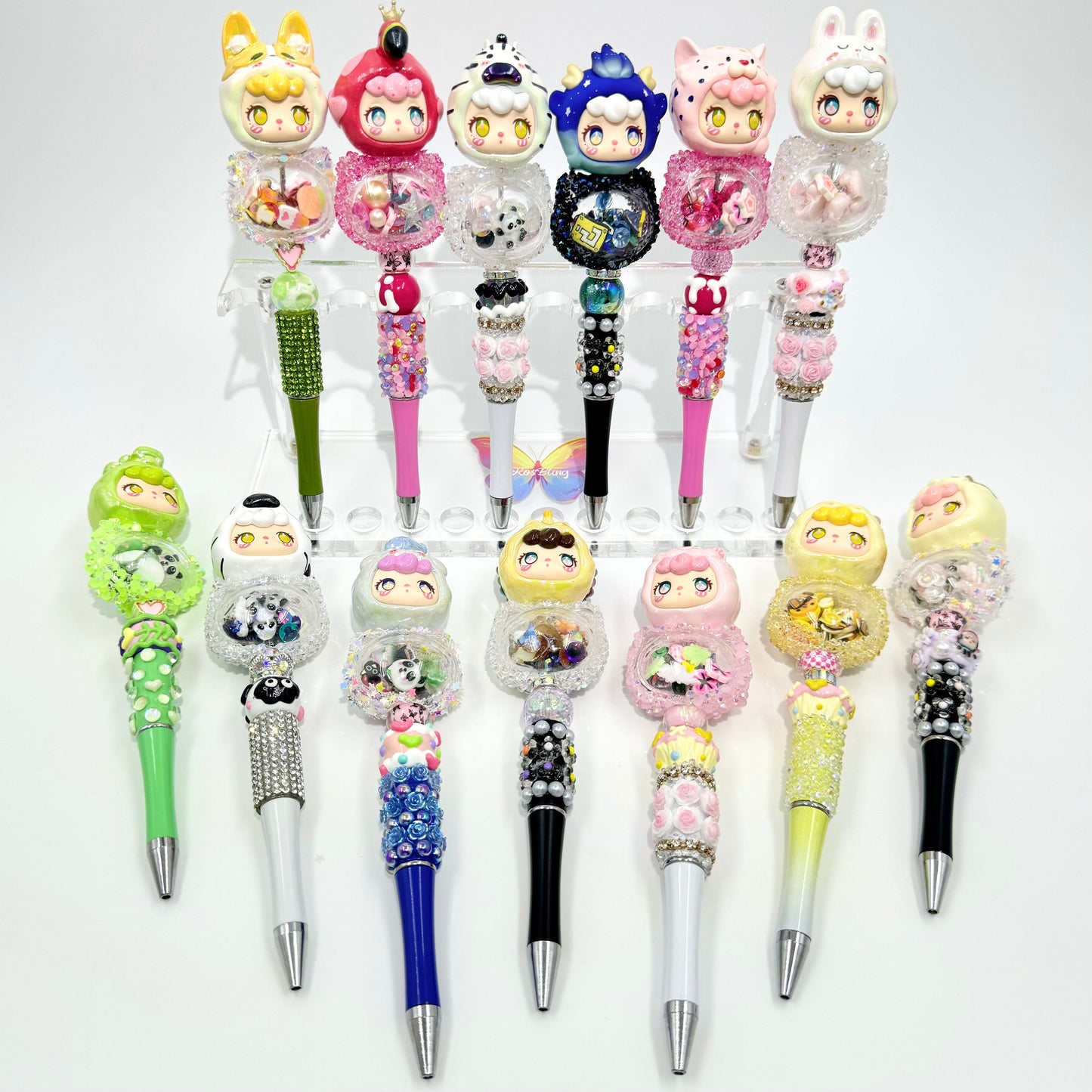 Handmade Doll Beaded Pen