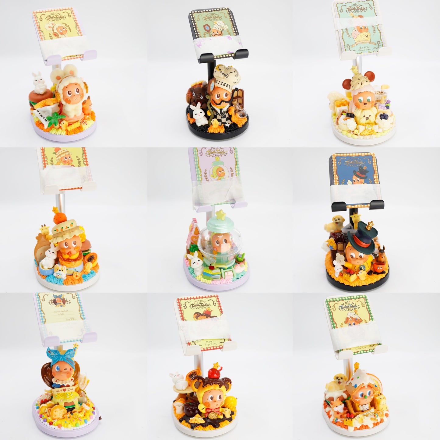 Handmade Phone Stand with Cream Glue Blind Bag - Kosbling Doll DIY