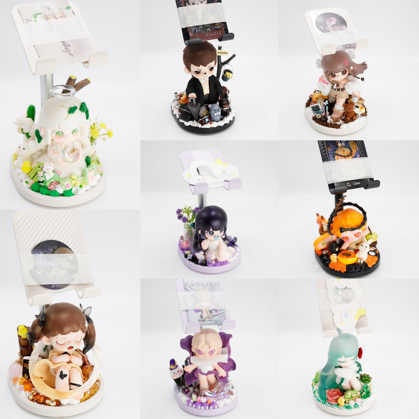 Handmade Phone Stand with Cream Glue Blind Bag - Kosbling Doll DIY